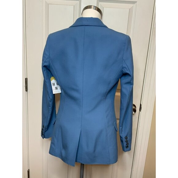 Smythe Not A DB Blazer Blue Slate Single Button Jacket, Size 4 - Picture 8 of 10